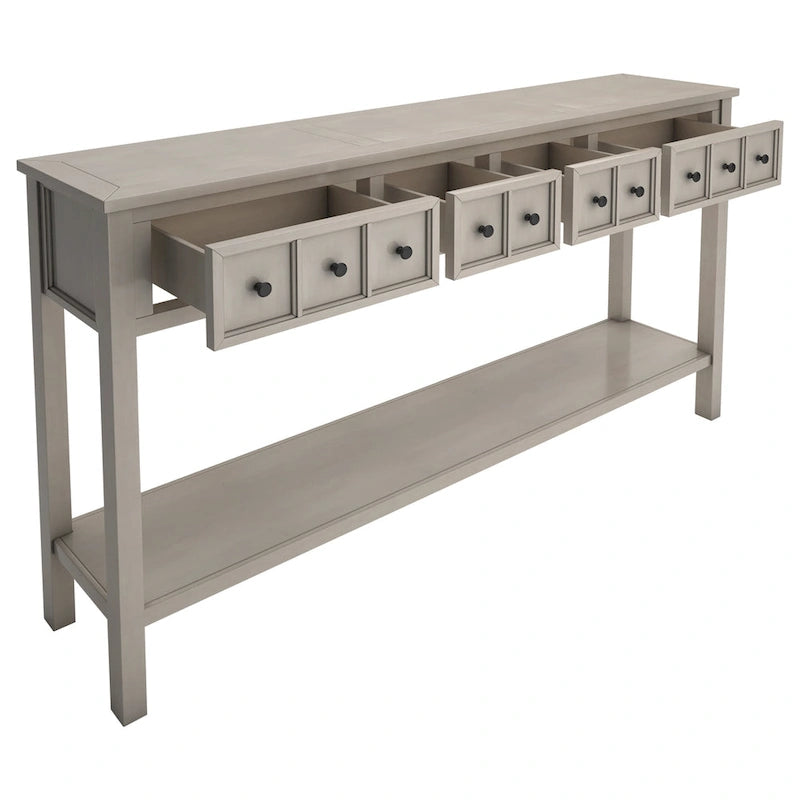 Console d'entrée rustique avec rangement