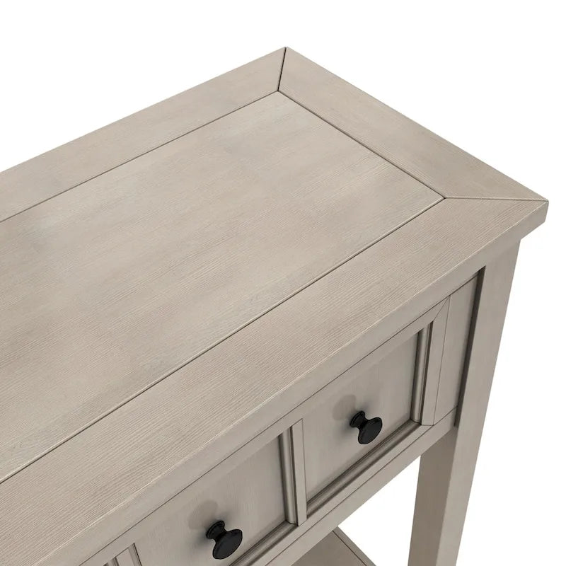 Console d'entrée rustique avec rangement