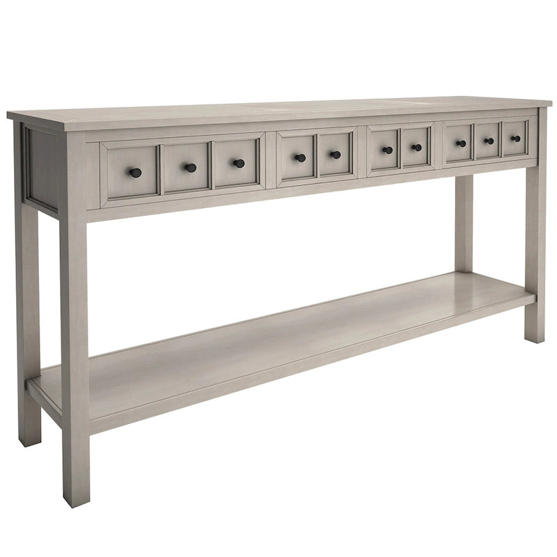 Console d'entrée rustique avec rangement