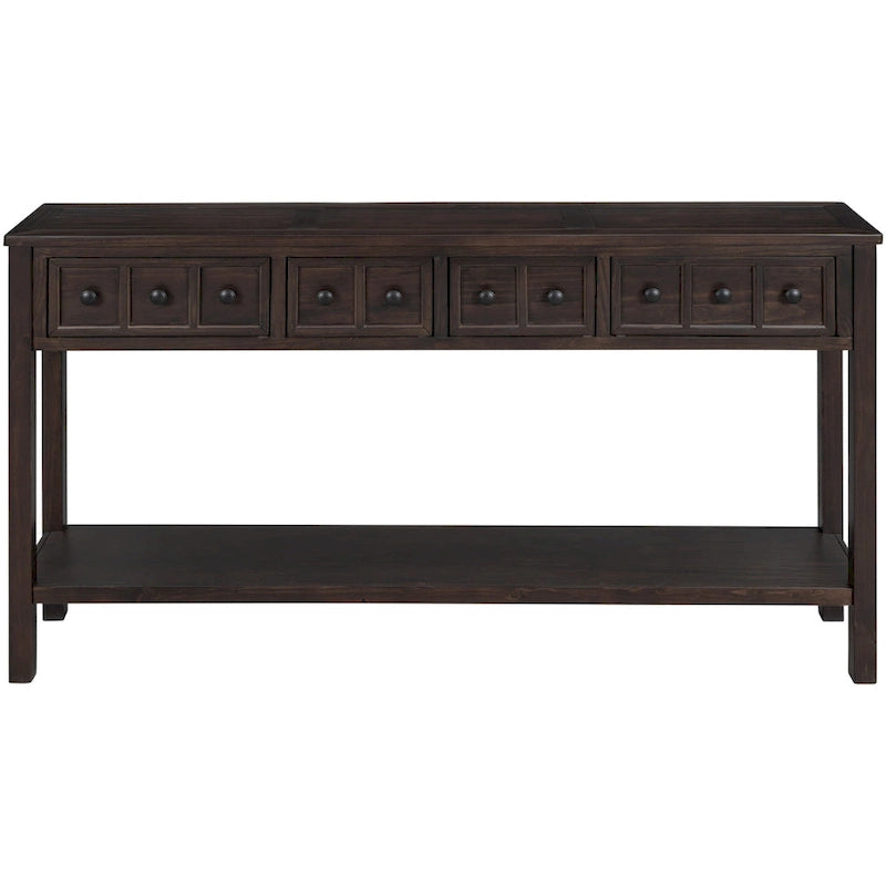 Console d'entrée rustique avec rangement