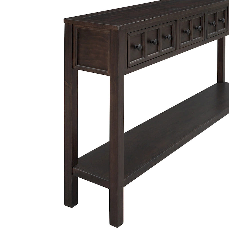 Console d'entrée rustique avec rangement