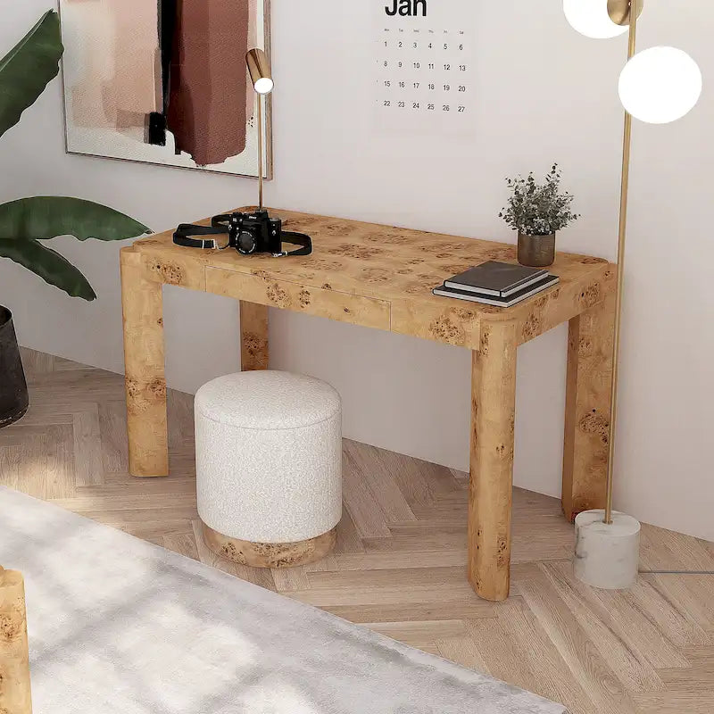 Coiffeuse moderne avec rangement de 49 po