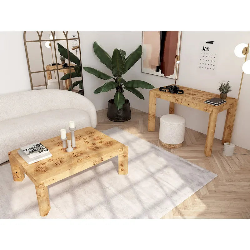 Coiffeuse moderne avec rangement de 49 po